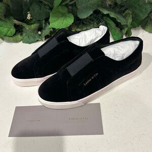 Louise Et Cie Womens Black Slip-On Sneakers Size 8M/38